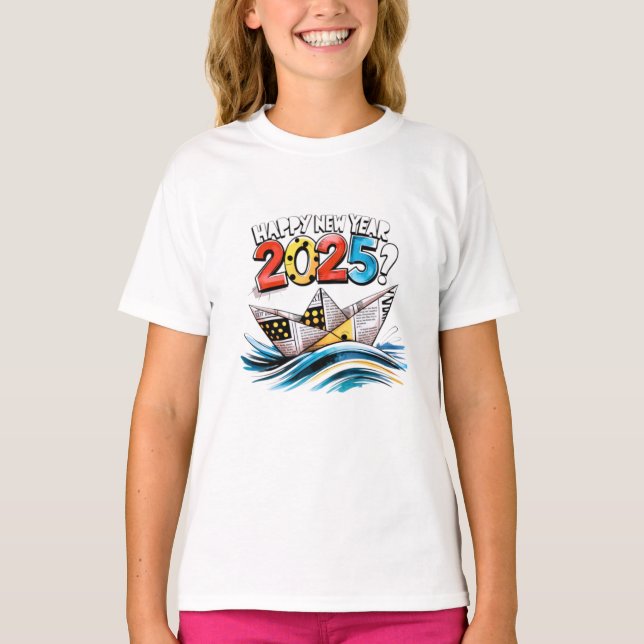 GlückNeujahr2025 T-Shirt (Vorderseite)