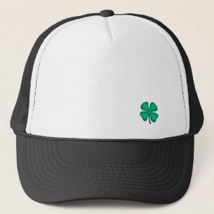 Glücks-4-Blatt-Irische-Klee-Schwarz-Schaum-Trucker Truckerkappe