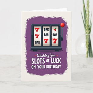 Glücks-Karten zum Geburtstag Karte