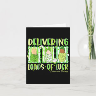 Glücks-Lieferungen zum St. Patrick's Day Arbeit Karte