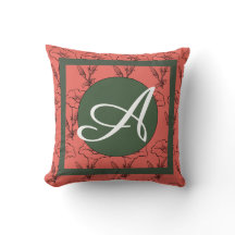 GLÜCKSÄUERBAUMWOLLE DURCH PILLOW MIT MONOGRAM