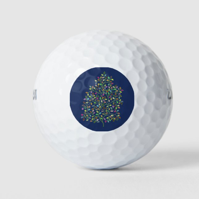Glücksbaum Golfball (Vorderseite)