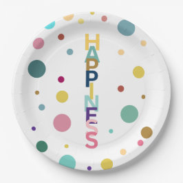 Glücksblase Pappteller