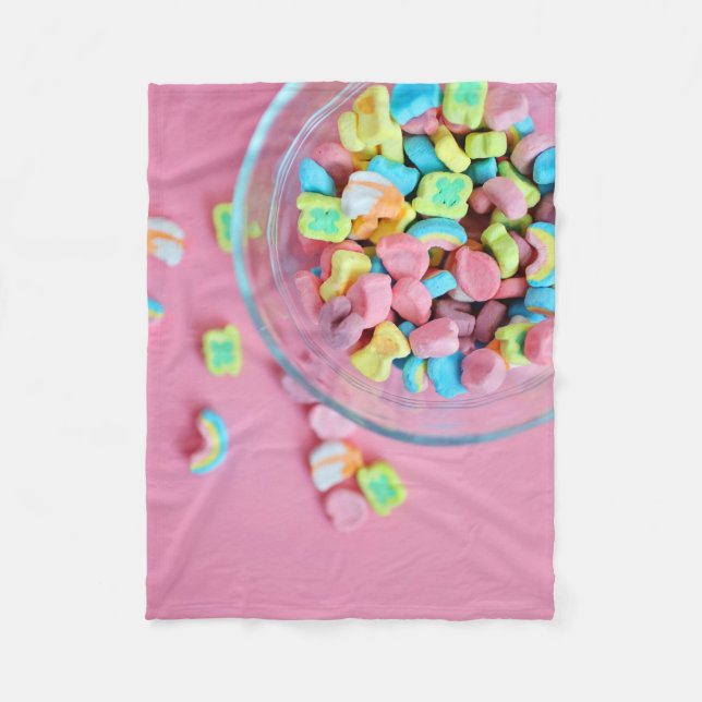 Glücksbringer-Decke Fleecedecke (Vorderseite)