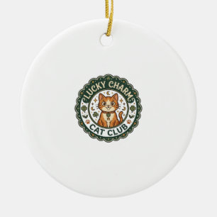 Glücksbringer-Katze POD Vektorgrafik - Glücksbring Keramik Ornament