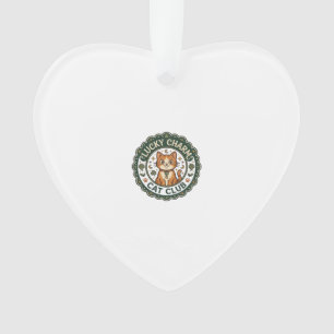 Glücksbringer-Katze POD Vektorgrafik - Glücksbring Ornament