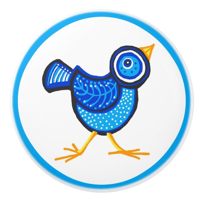 Glücksbringer Keramikknauf (Vorderseite)