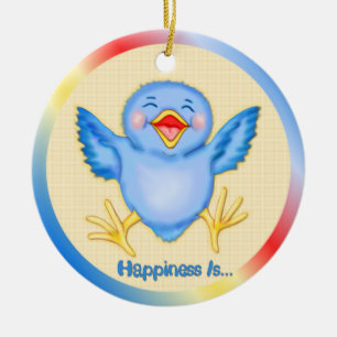 Glücksbringer Keramikornament