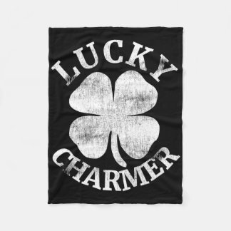 Glücksbringer St. Patrick's Day Lustiges Geschenk Fleecedecke