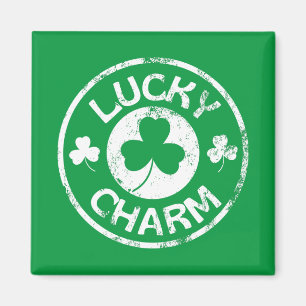 Glücksbringer Vintage St. Patrick's Day Magnet