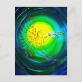 Glücksengel Postkarte