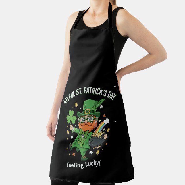 Glücksgefühl St. Patrick's Day Süßer Kobold Schürze (InSitu)