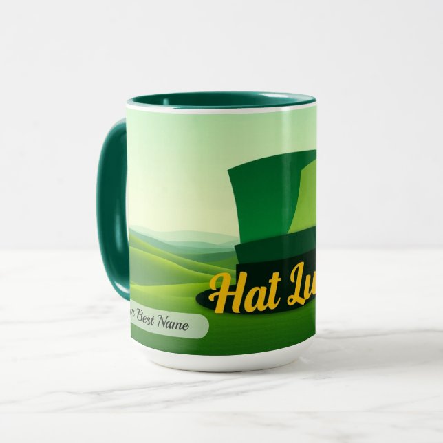 Glückshut-Form-Tasse Benutzerdefiniert Tasse (Vorderseite Links)