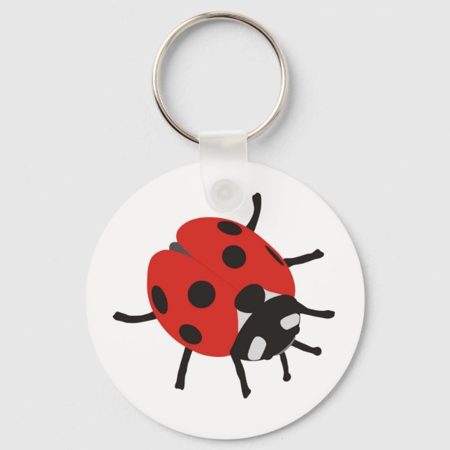 Glückskäfer, Marienkäfer Schlüsselanhänger (Vorderseite)