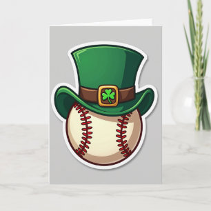 Glückskarte Baseball-Obenhut Karte