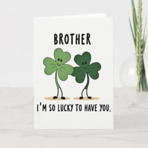 Glückskarte Lucky Brother Shamrock Karte