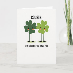 Glückskarten für den Cousin, den ich liebe Karte