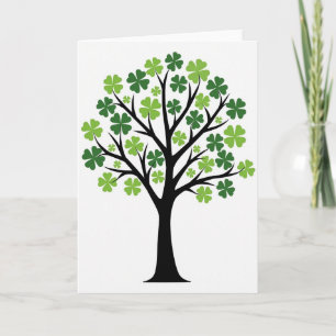 Glückskartenkunstbaum Karte