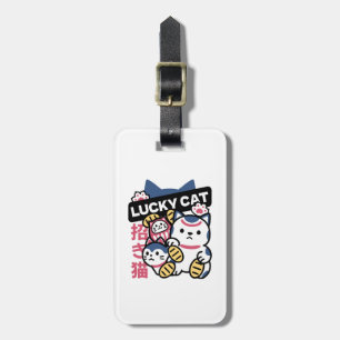 Glückskatze Maneki Neko – Japanische Glückskatze Gepäckanhänger