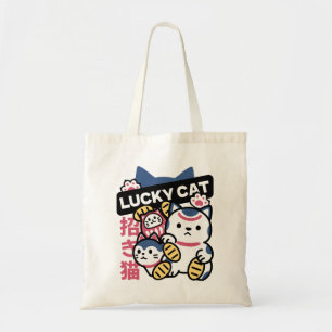 Glückskatze Maneki Neko – Japanische Glückskatze Tragetasche