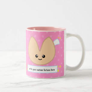 Glückskeks-Vermögen - kundengerecht! Zweifarbige Tasse