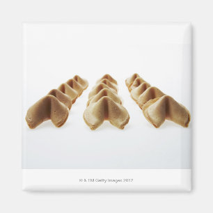 Glückskekse in drei Reihen Magnet