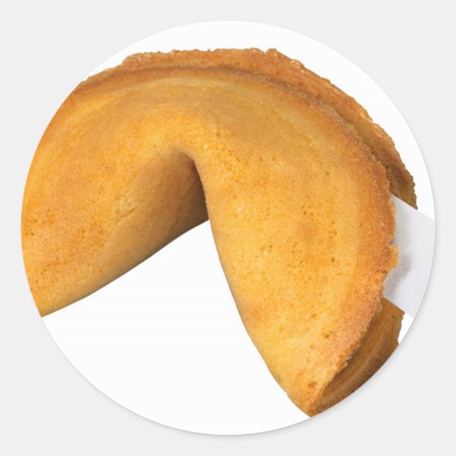 Glückskekse Runder Aufkleber (Vorderseite)