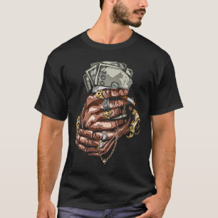 Glücksketten Kostüme Vintagen Schmuck Rap T-Shirt