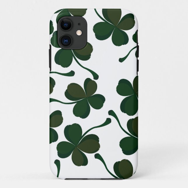 Glücksklee Case-Mate iPhone Hülle (Rückseite)