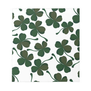 Glücksklee Notizblock