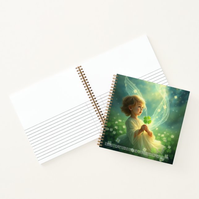 Glücksklee  notizbuch (Innenseite)