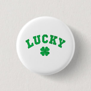 Glücksklee St. Patrick's Day Button