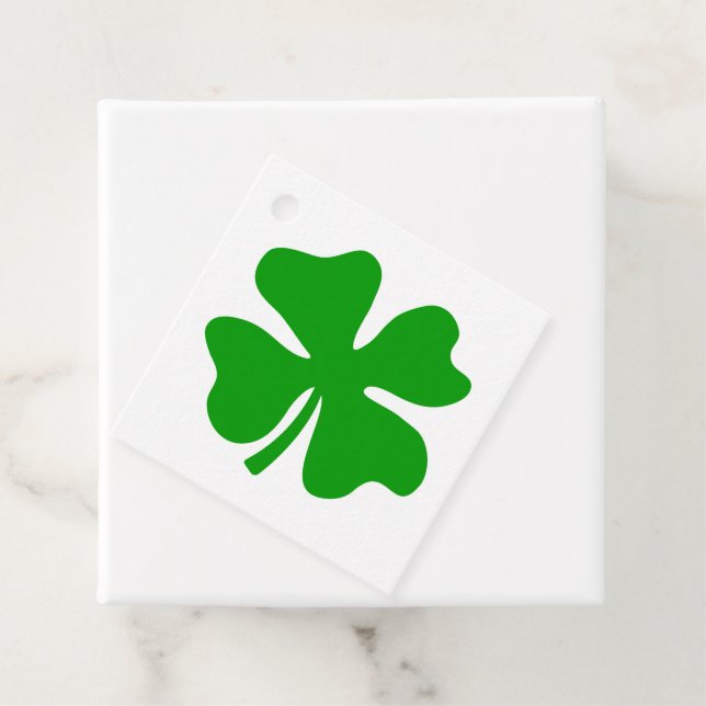 Glücksklee St. Patrick's Day Gastgeschenk Geschenkanhänger (Beispiel)