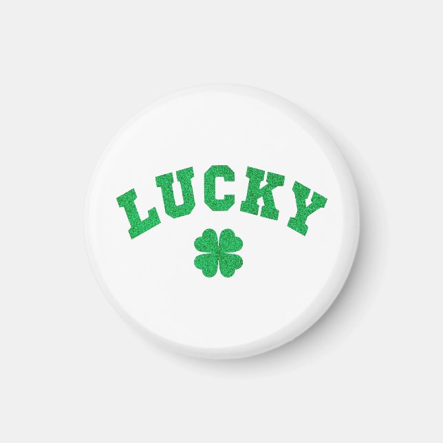 Glücksklee St. Patrick's Day Magnet (Vorne)