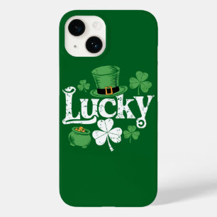 Glücksklee St. Patrick's Day Shamrock Vintage Case-Mate iPhone 14 Hülle