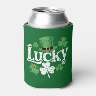 Glücksklee St. Patrick's Day Shamrock Vintage Dosenkühler