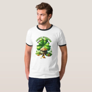 Glücksklee und goldene Schätze T-Shirt