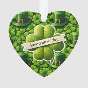 Glückskleeblatt St. Patrick's Day haben ein g Ornament