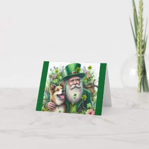 Glückskobold Mit Hund Grußkarte Karte