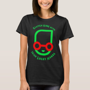 Glückskönig mit irischen Glückshänden	 T-Shirt