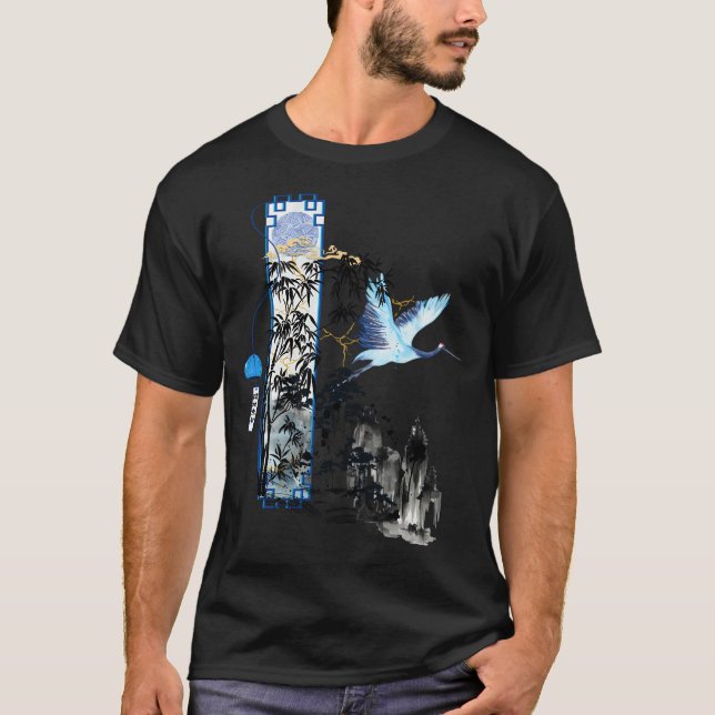 Glückskrane T-Shirt (Vorderseite)