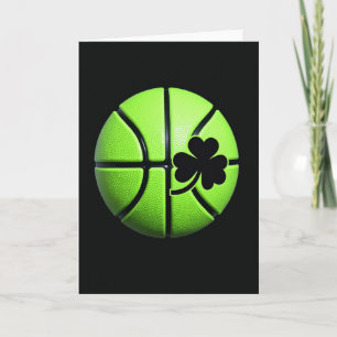 Glückskunde Basketball Art Karte