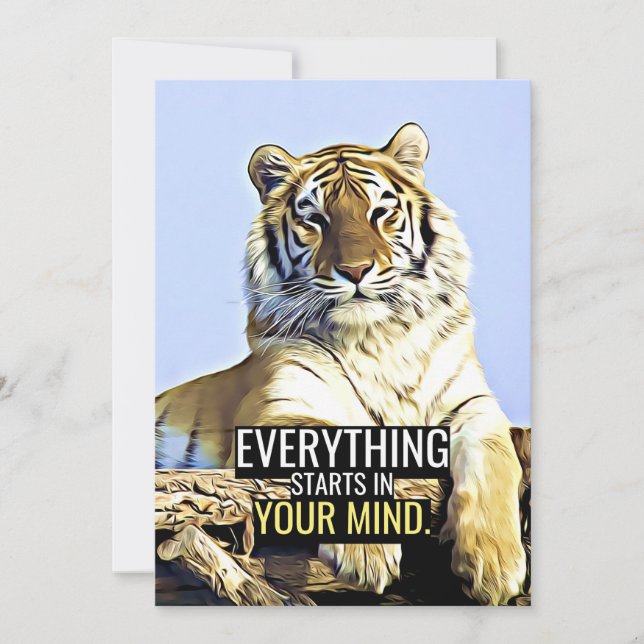 Glückskurse Alles fängt in Ihrem Kopf an Save The Date (Vorderseite)