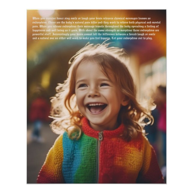 Glücksmädchen Poster (Vorderseite)