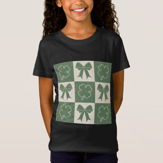 Glückspflaster-Patchwork T-Shirt (Vorderseite)
