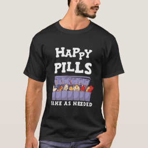 Glückspillen bei Bedarf Katzen Täglich Kätzchen T-Shirt