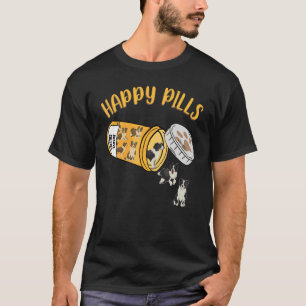 Glückspillen Border Collie Süßer Hund T-Shirt