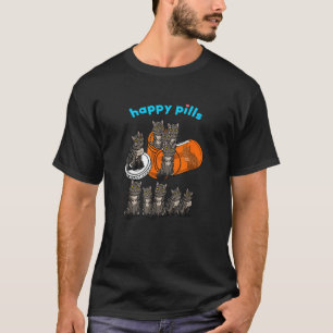 Glückspillen Maine Coon Lustige Katze Feline Katze T-Shirt
