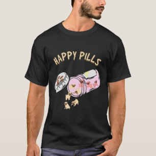 Glückspillen Mops-Hund Geschenk T-Shirt