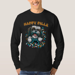 Glückspillen Shih Tzu Hunde Grafik T-Shirt